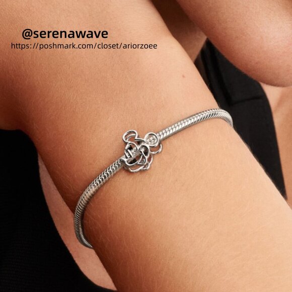 Pandora Disney Mickey Mouse Openwork Charm - Picture 4 of 6